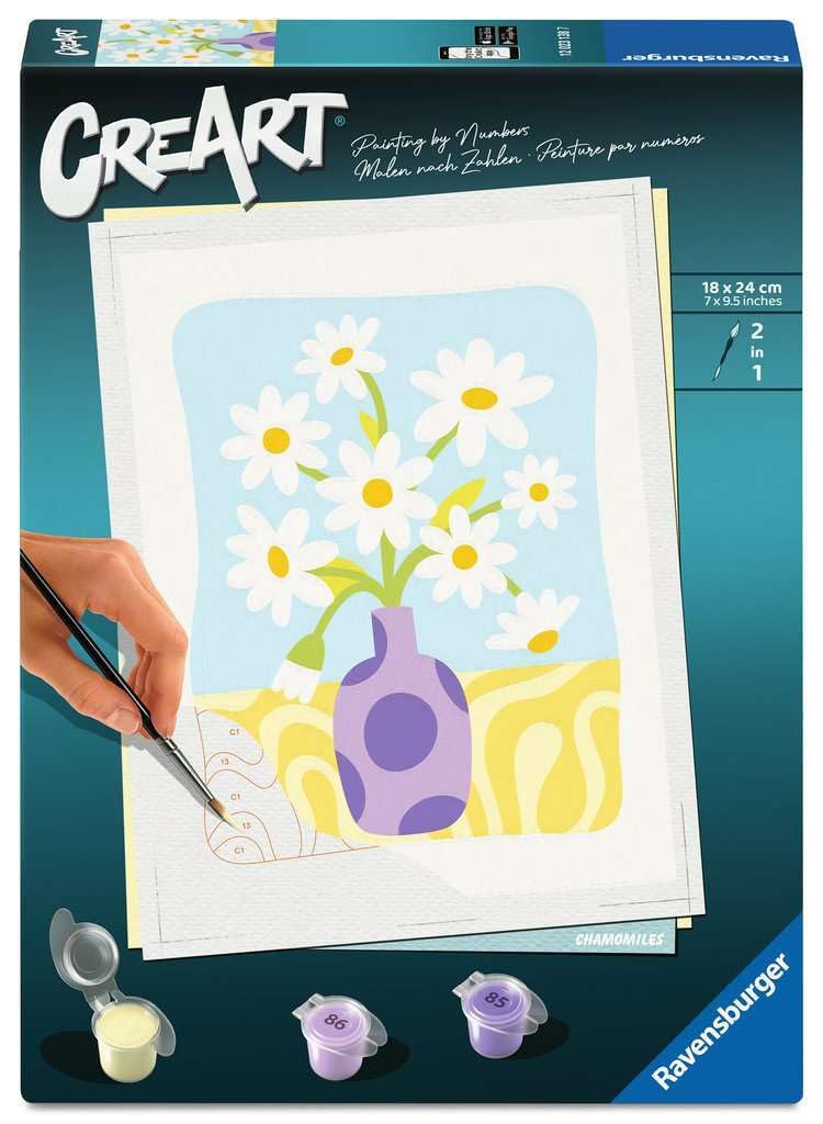 CreArt, Paint by Numbers Adults Trend - Chamomile