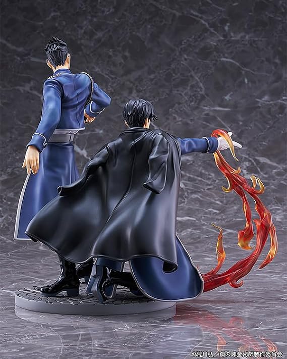Fullmetal Alchemist of Steel Anime Figure Roy Mustang & Mars Fuse Friends Plastic Painted Complete Figure