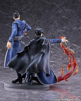 Fullmetal Alchemist of Steel Anime Figure Roy Mustang & Mars Fuse Friends Plastic Painted Complete Figure