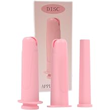 SafeInsert DISC Applicator for Menstrual Disc Ergonomic Insertion Tool Hygienic Reusable Menstrual Disk Applicator for Women with Grip Handle Comfortable Application Pink