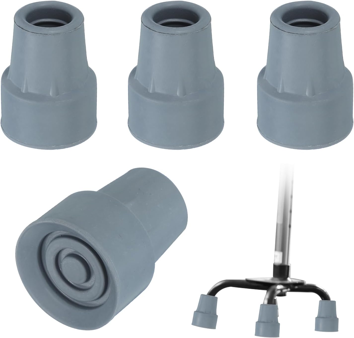 PATIKIL Quad Cane Tips, Walking Cane Accessories
