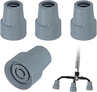 Vista 10 de PATIKIL Puntas de bastón cuádruple, accesorios para bastones