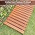i frmmy Garden Pathway Walkway, PS Wood Outdoor Easy Roll-Out Path, PS Wooden Rollout (8'L x 18" W)