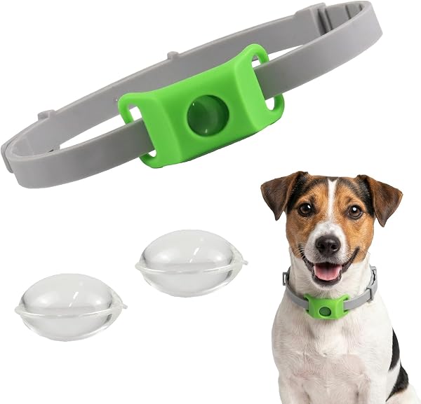Collare Antipulci Cane,Collare Antipulci per Cani Impermeabile,Collare Antipulci e Zecche per Cani Naturale,Aquality Pets Collare Antiparassitario Natural, Ingredienti 100% Naturali - 1