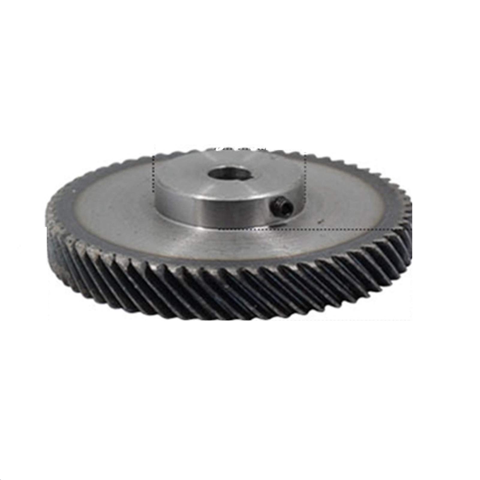MKSIWSA Industry Helical Gear 1 Module 60 Teeth Inner Size 8/10/12mm Pinion (Hole Diameter : 12mm keaway 4mm, Number of Teeth : 60 Teeth)