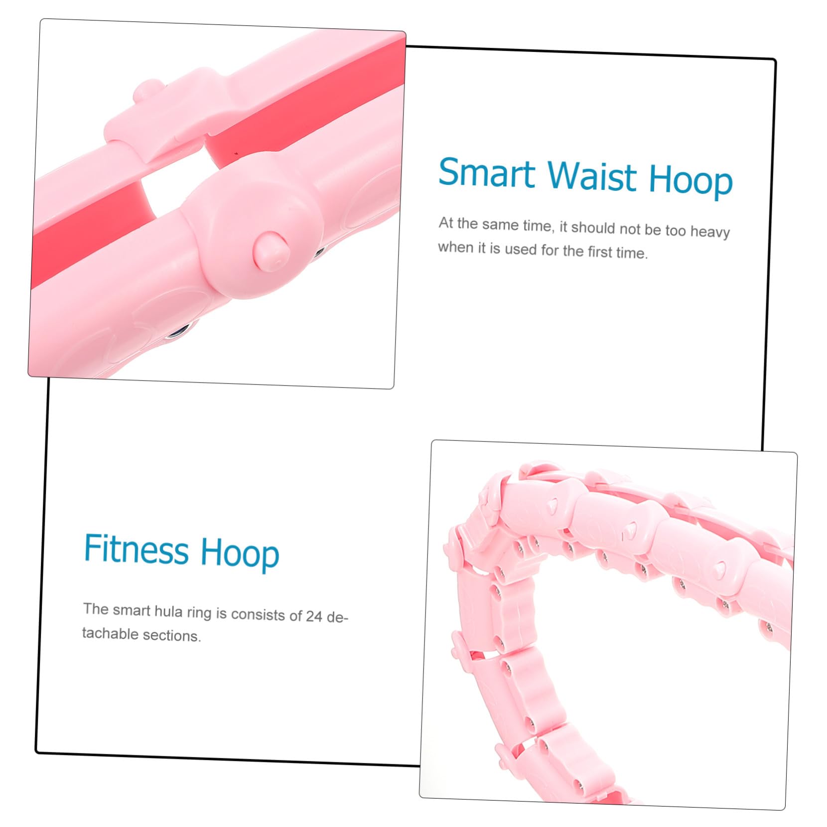 Anneome Inteligentny Hula-hop Do Ćwiczeń Talię Bezpieczny i Trwały Do Odchudzania Brzucha i Fitness Domu Odpowiedni dla Kobiet i Mężczyzn Łatwy Użyciu i Nie Spadający Podczas Treningu