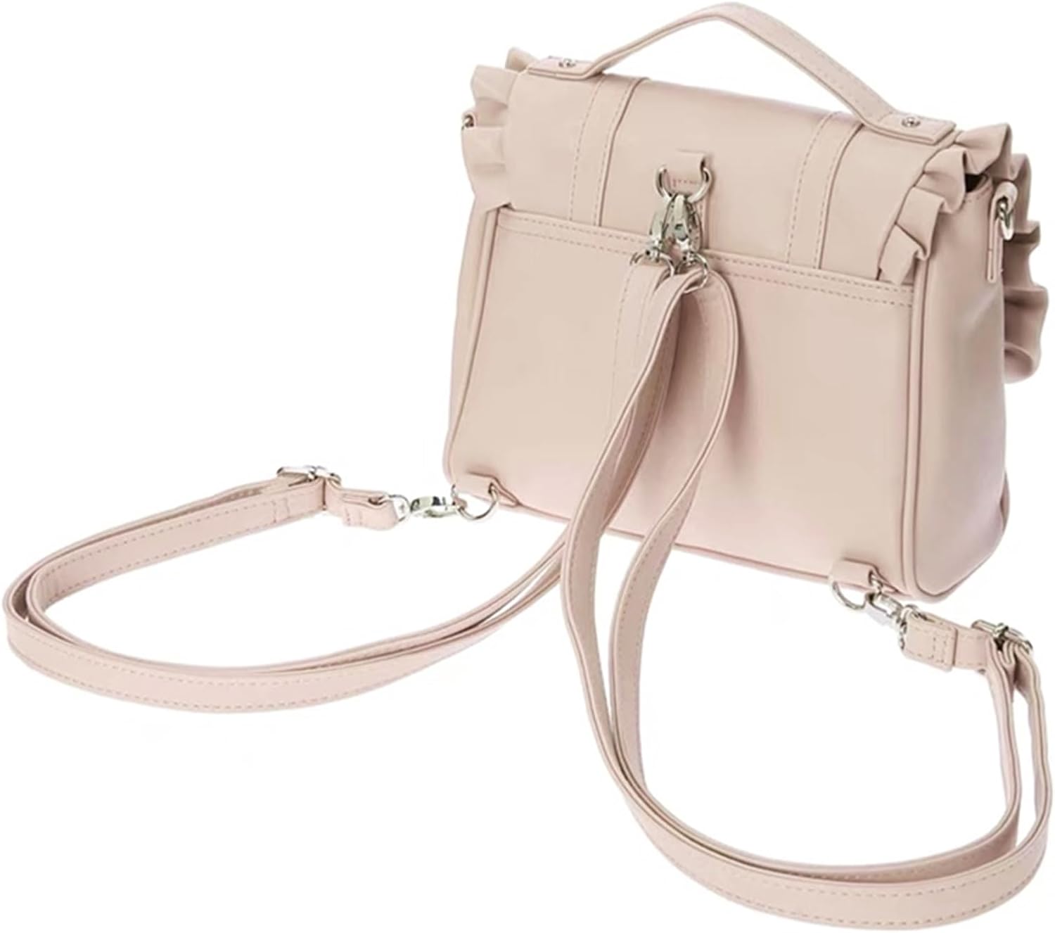 Lolita Messenger Bag for Women Japanese Style Ribbon Bow Small Backpack PU Leather Shoulder Bag Satchel Handbags
