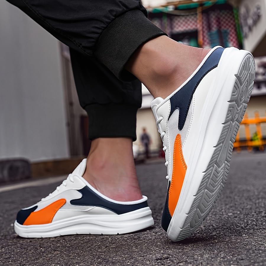 Men's Casual Slip-On Sneakers Breathable Comfortable EVA Sole Lightweight Low-Top Style Walking Shoes Men's Loafers Slip-ons3