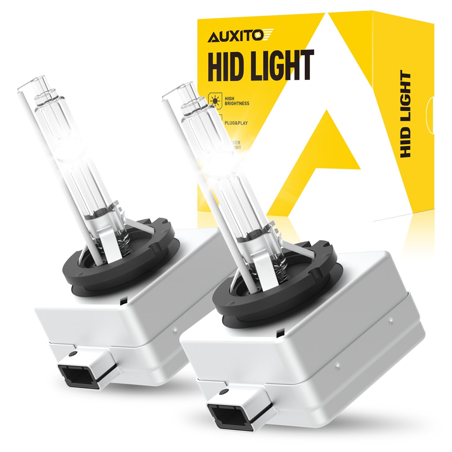 AUXITO D1S Xenon Brenner, +600% höhere Helligkeit, bis 6000K Kaltweiß