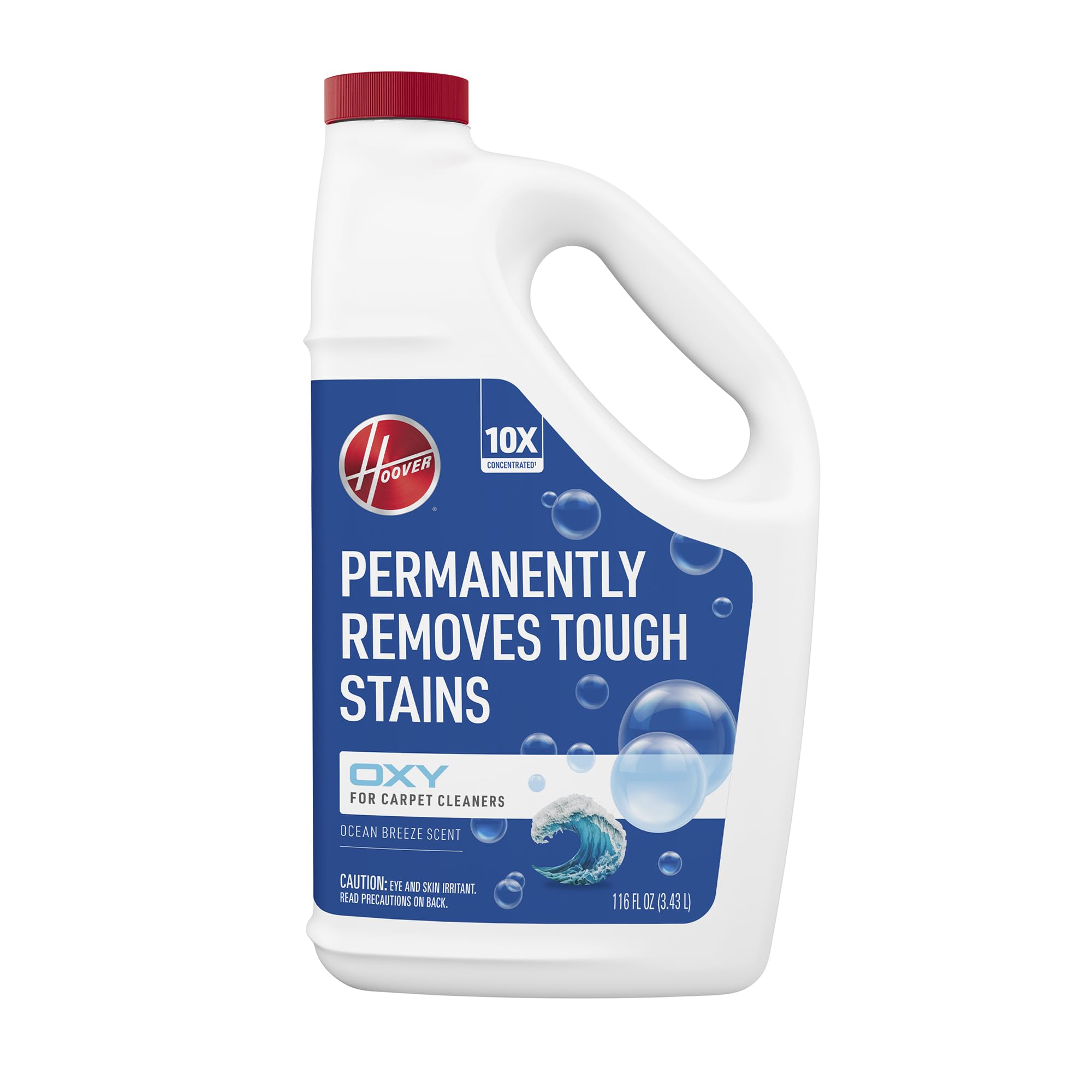 Hoover Oxy Carpet Cleaner Solution, 116 Oz., Ocean Breeze Scent