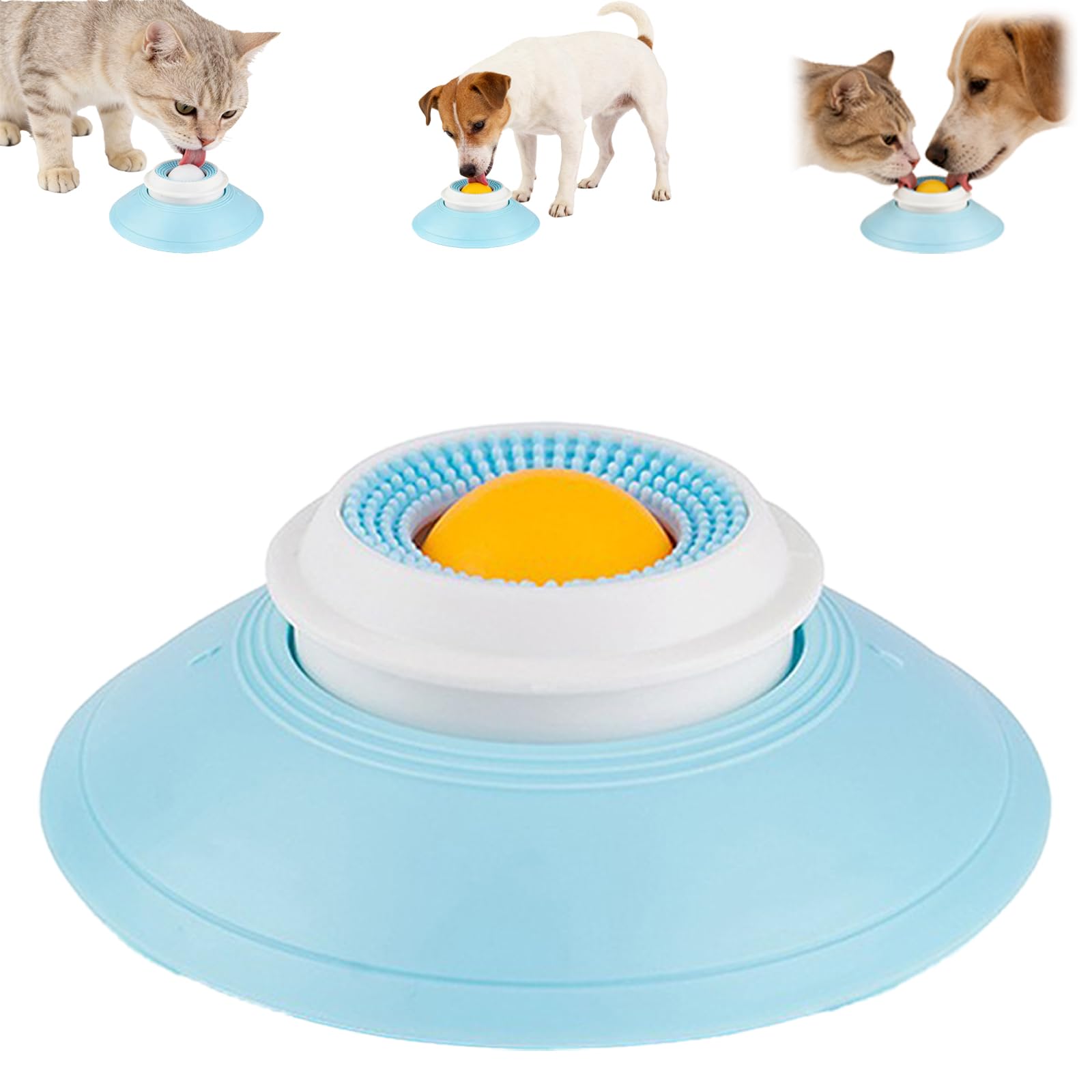 Dog Lick Ball,Licking A Ball Add More Fun Bowl, Dog Lick Ball Bowl,Licking A Ball for Dogs,Slow Down Eating Speed and Add More Fun for Your Dog and Cats. (Y*2PCS) — view 12