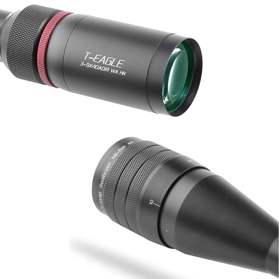 RED EAGLE  4-12✕40 可変倍率　スナイパースコープ ライフルスコープ RED EAGLE 4-12×40 マウントリング付き