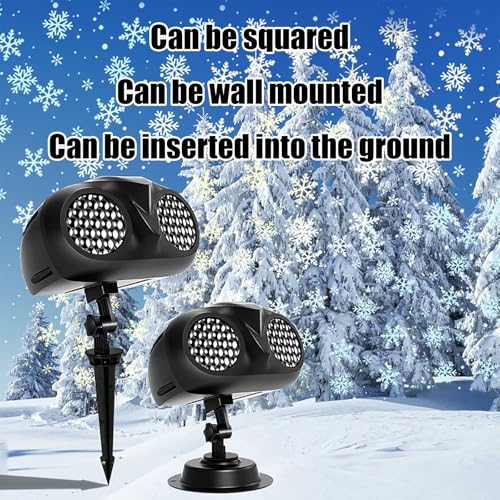 Projecteur de lumière de Noël avec télécommande pour décorer sans effort - 5