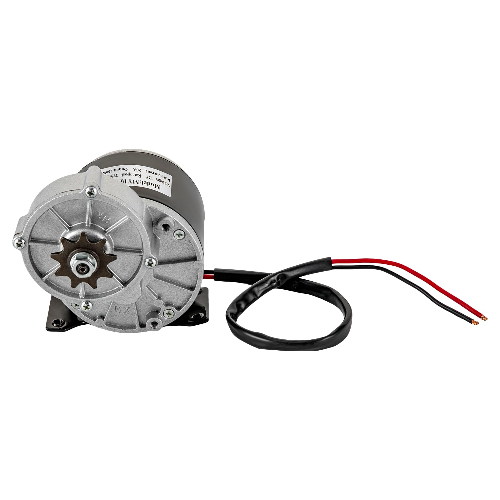 Motore elettrico da 12 V, 250 W, con riduttore di trasmissione, motore di riduttore DC per biciclette elettriche