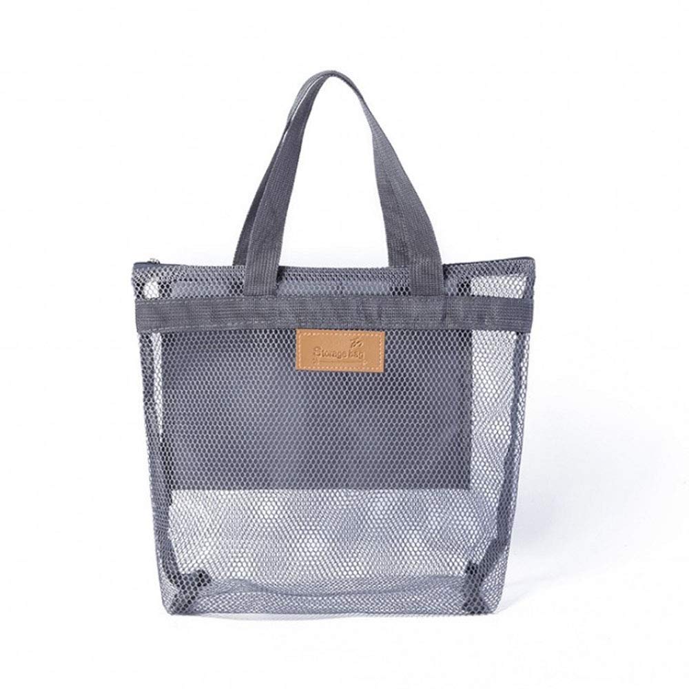 Racheljp Mesh Shower Caddy Tote Protable Camp College Dorm Toiletry Bag