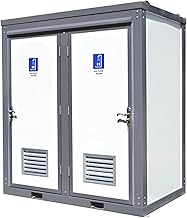 Chery Industrial 2 Private Mobile Shower Room Outdoor Double Stall Portable Bath Unit with Exhaust Fan and Lifting Lugs for Campsites Construction Sites and Events