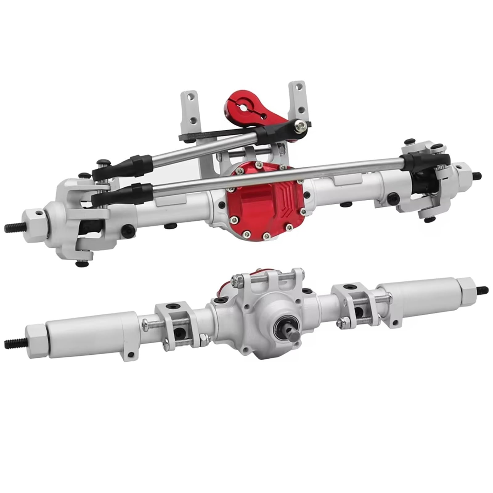 Ricambio Assiale SCX10 II Supporti Per Pali Anteriore/posteriore In Lega Per Axial SCX10 II 90046 - Scala 1/10 Crawler Accessori RC Rock - Foto 2