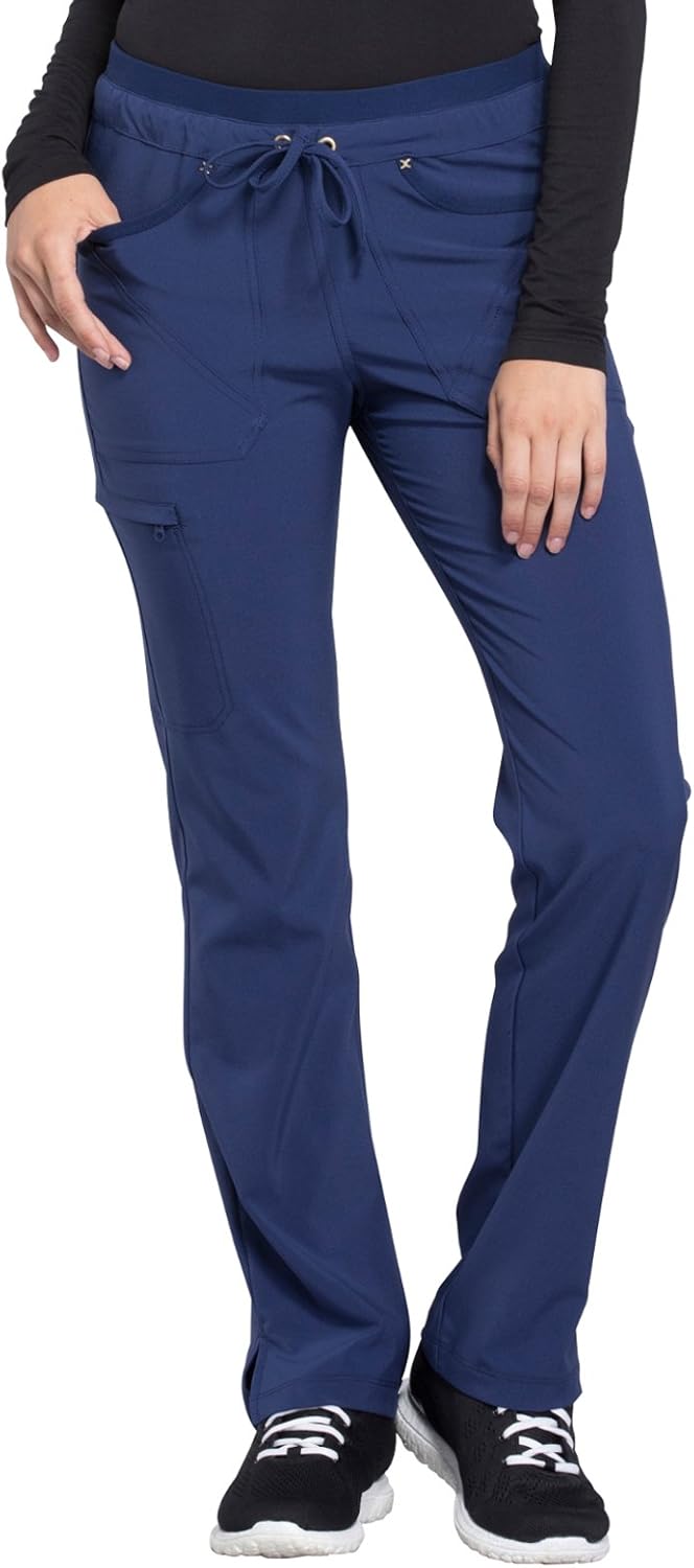 Iflex by Cherokee Scrubs for Women, Drawstring Tapered Leg Scrub Pants CK010