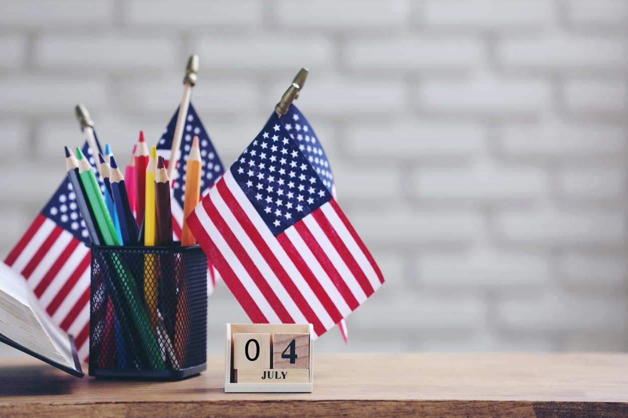 GIFTEXPRESS Set of 48, Proudly Made in U.S.A. Small American Flags 4x6 Inch/Small US Flag/Mini American Stick Flag/American Hand Held Stick Flags Spear Top - Image 5