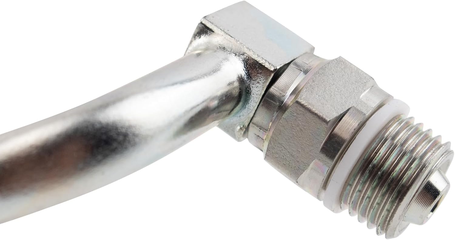 TRQ Power Steering Pressure Line Hose Assembly Compatible with 2002-2006 Ford Expedition