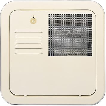 Suburban 6259ACW Colonial White Water Heater Access Door, Cream