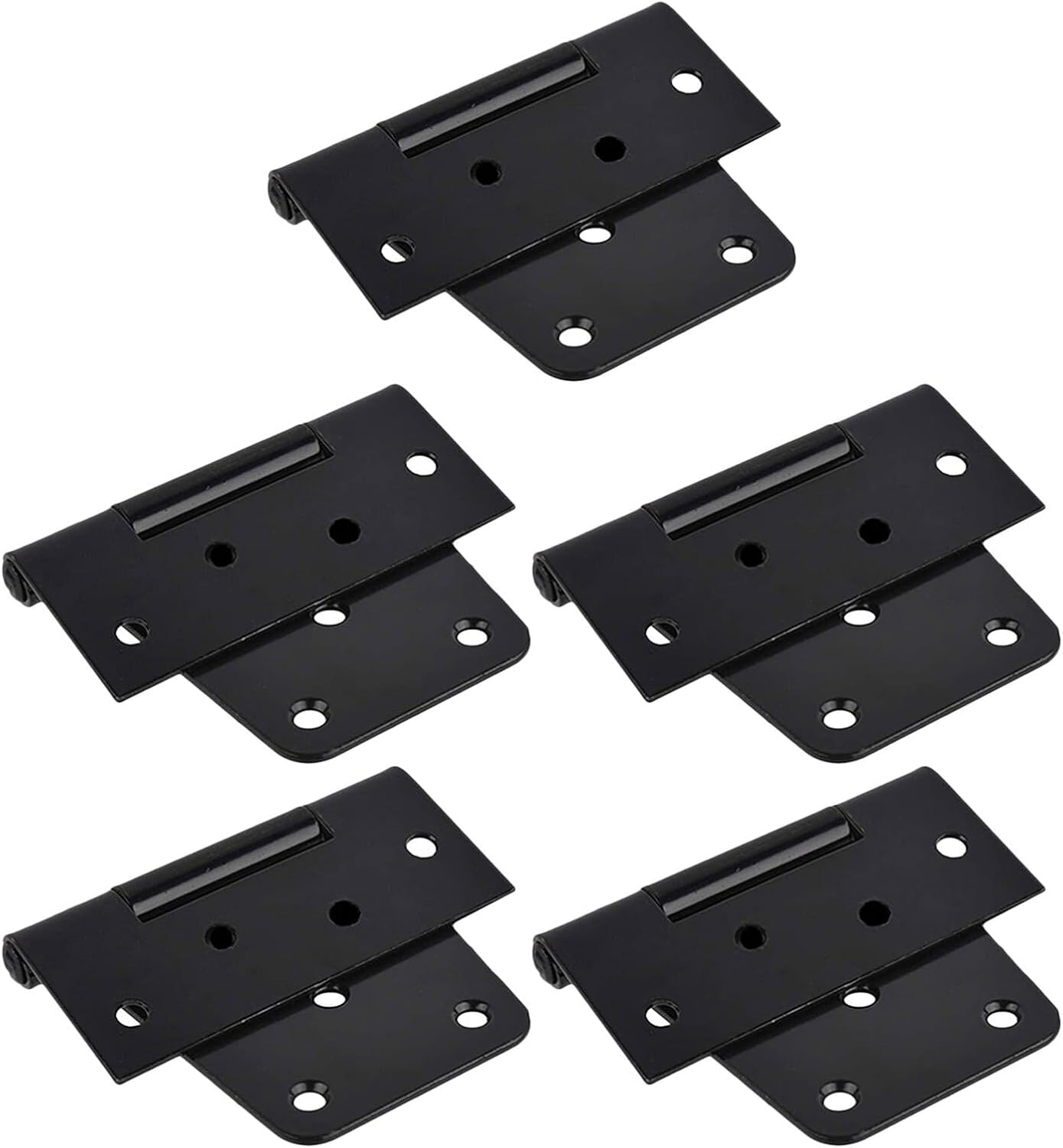 5pcs Heavy Duty Barn Door Hinges Metal Shed Hinges Garden Wood Fence Gate Exterior Door Hardware for Security Deck and Shed Applications