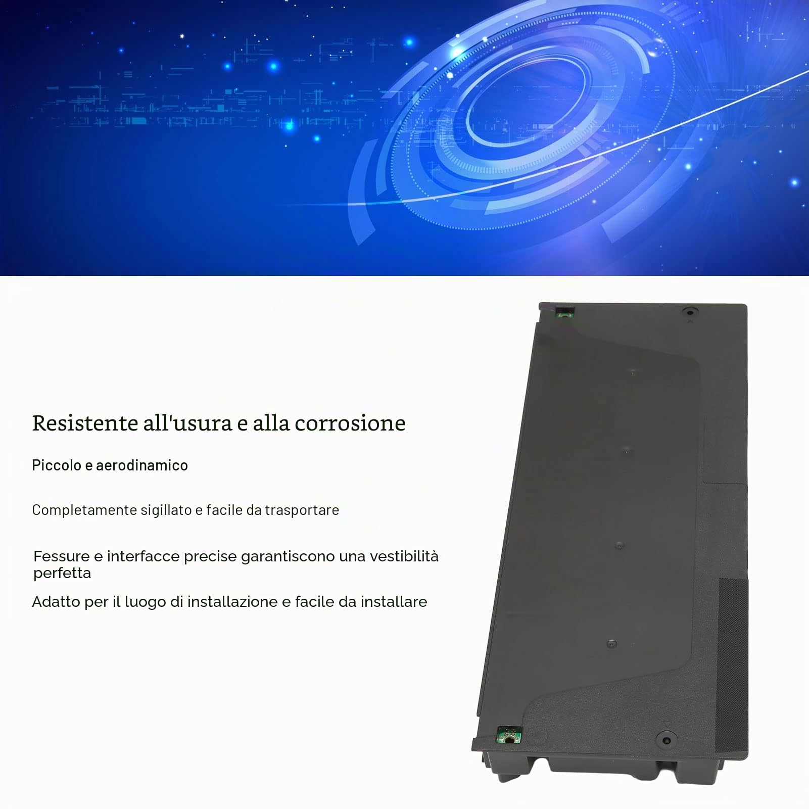 Yctze Alimentatore ADP 160FR per Console PS4 Slim 2200, Alimentatore Portatile, Adattatore di Alimentazione Sostitutivo 2.5A 50 60Hz per PS4 Slim