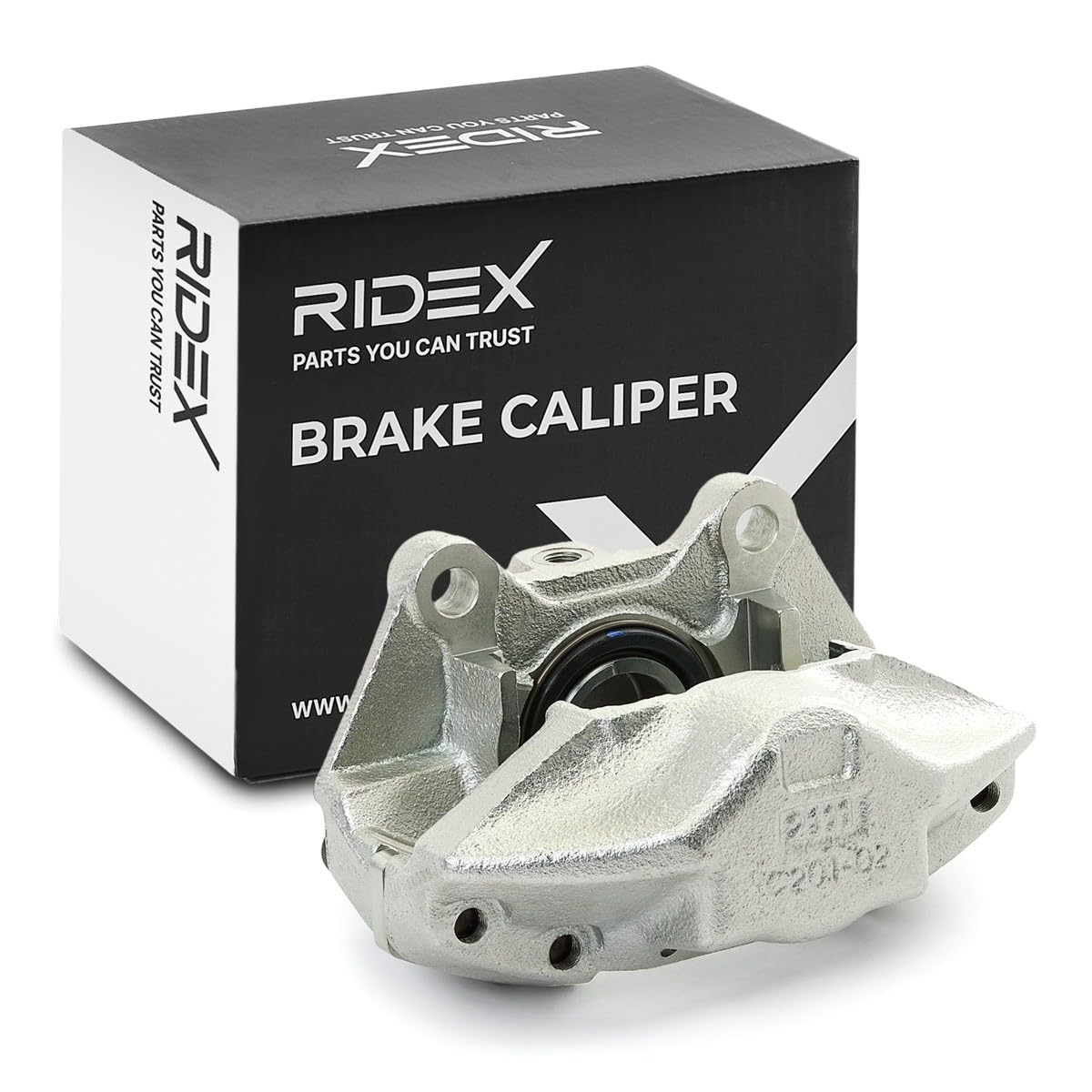 RIDEX 78B1433 Pinza de freno Delantero Izquierda Delantero con pistón sin bastidor de soporte con bastidor de soporte Compatible con PORSCHE 911