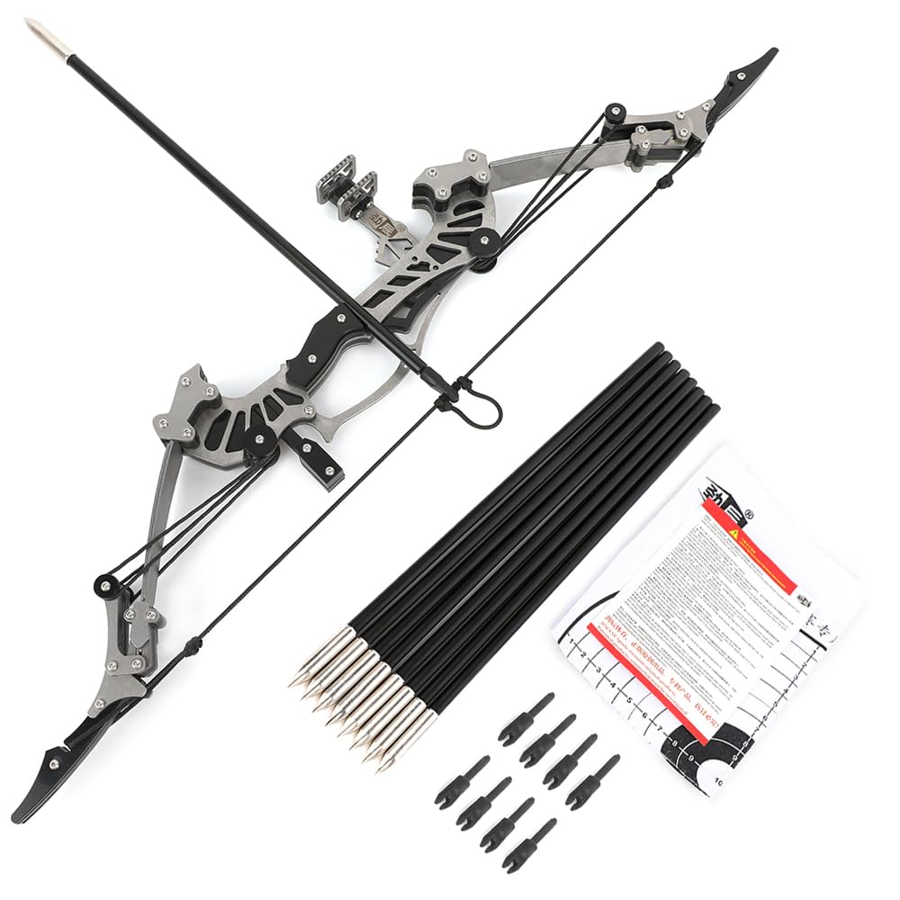 16 "16 LBS Compound Recurve Bogen Set - RH/LH per Zielschießen, Jagd Spiele & Bogenschießen Geschenk