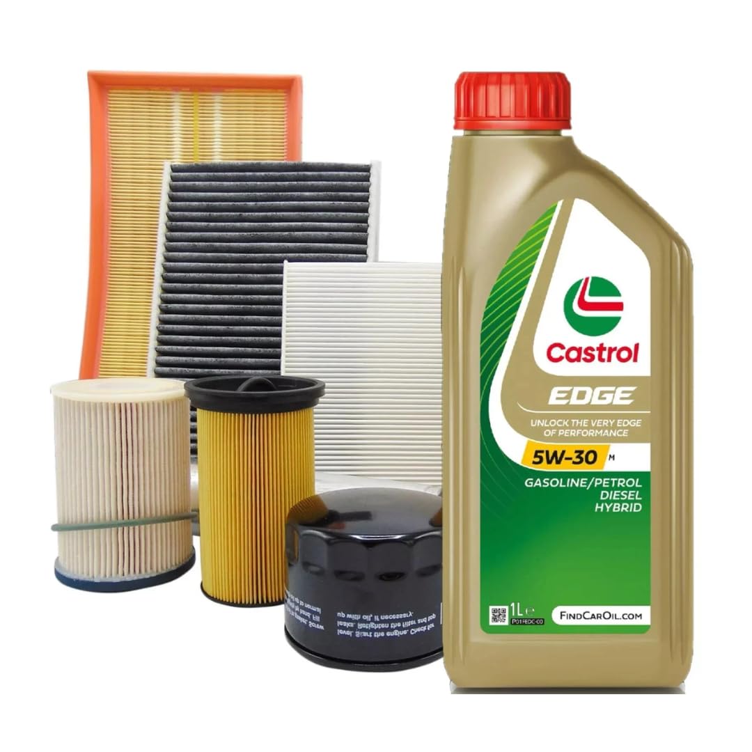 KIT TAGLIANDO COMPATIBILE CON MERCEDES CLASSE A W176 B W246 180 200 220 CDI 7L OLIO+ 4 FILTRI
