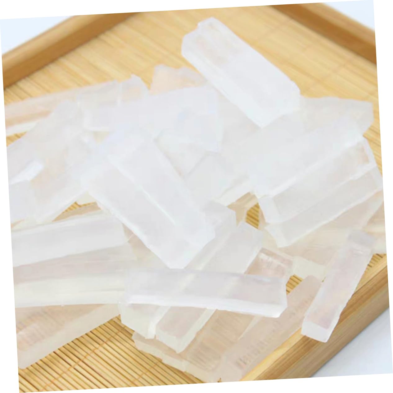 Housoutil 3 Borse Base di Sapone Naturale Trasparente per Base di Sapone Fatta Mano Ingredienti Naturali