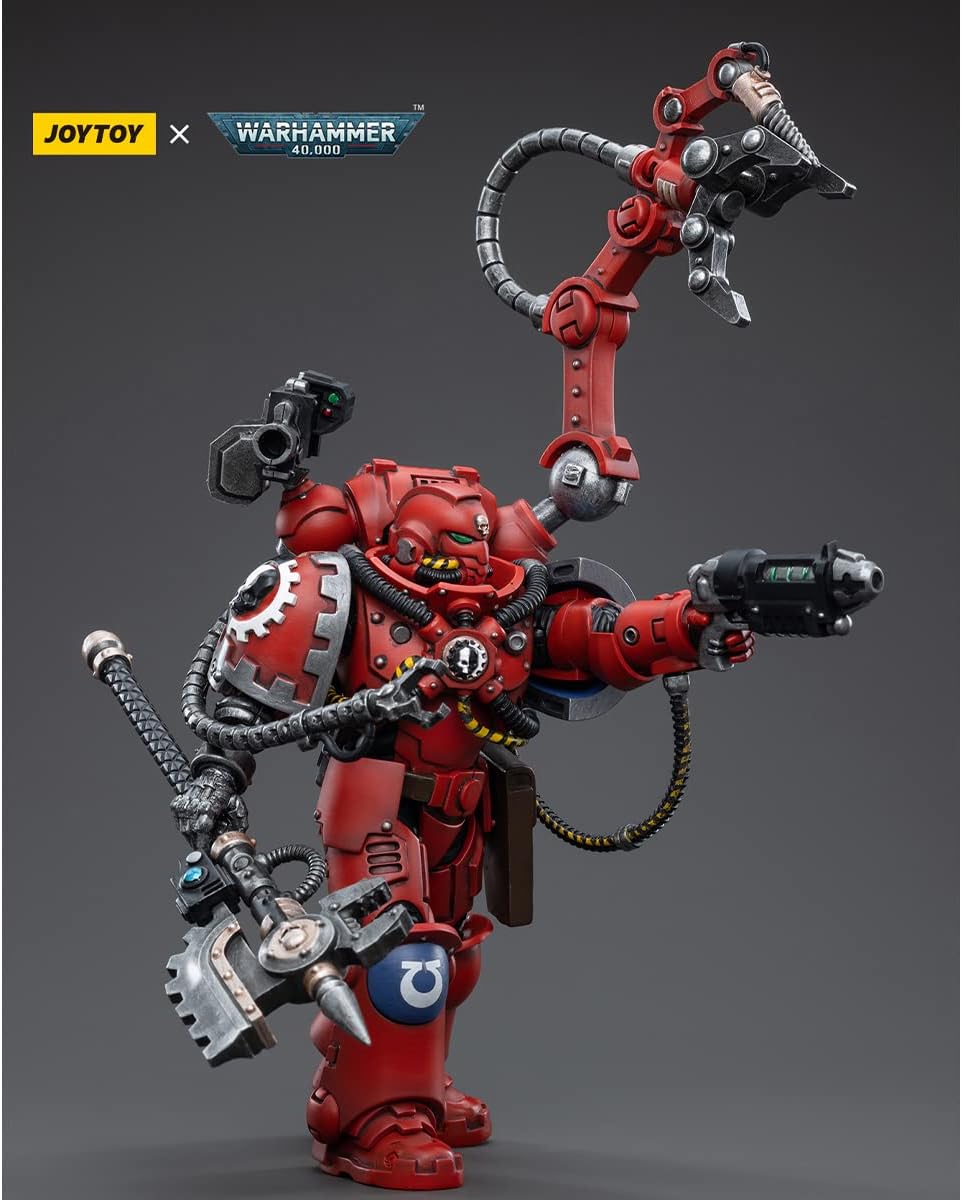 JOYTOY Warhammer 40K 1/18 Action Figure Ultramarines Primaris Techmarine Brother Tybestis Extreme Warrior Joy Toy Models