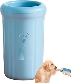 Dog Paw Cleaner, Dog Paw Raw fottvättskål för husdjur, avtagbar | bärbar husdjursbricka med borst för daglig pälsvård, brevbellrengöring