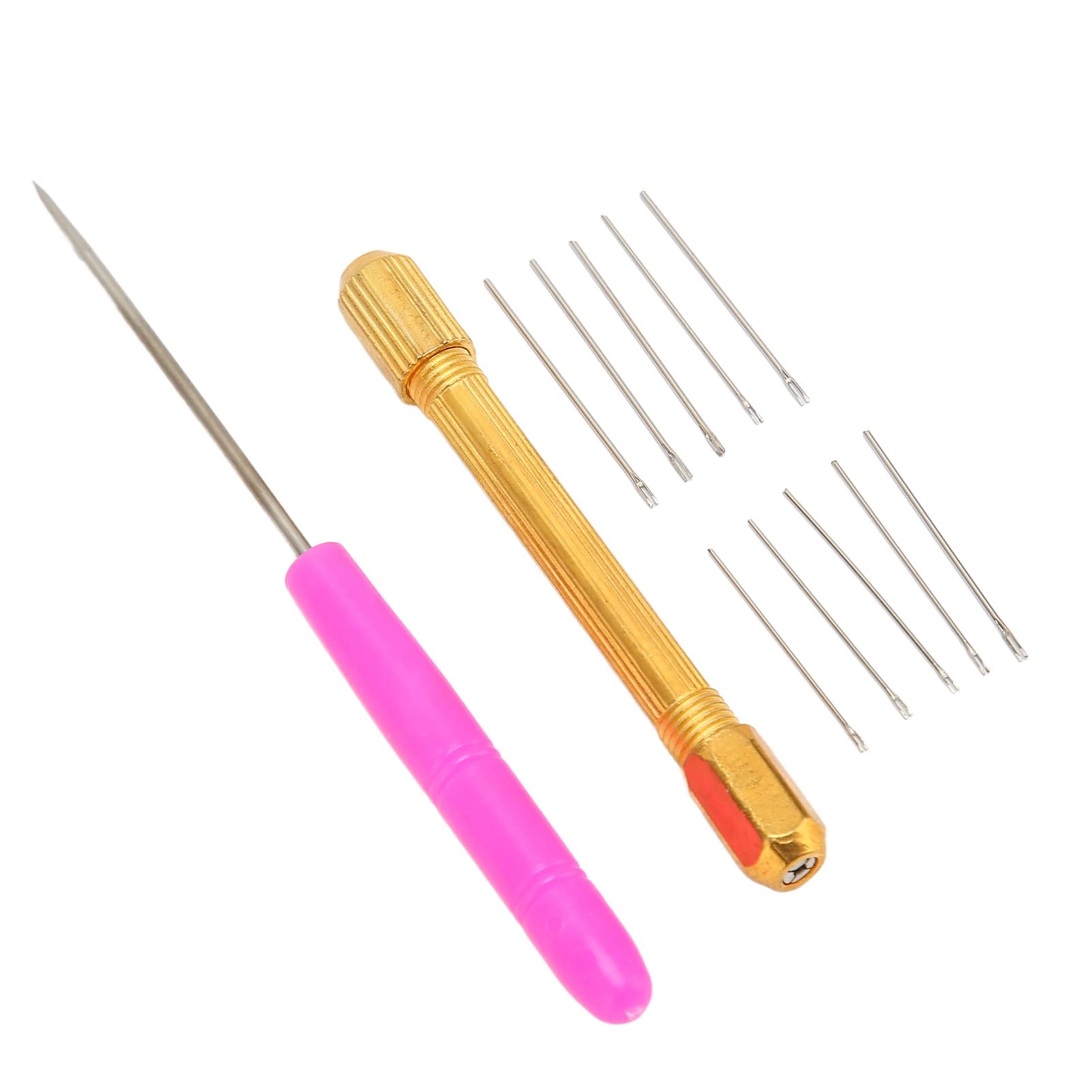 Portautensili per capelli per bambola kit con 10 aghi extra