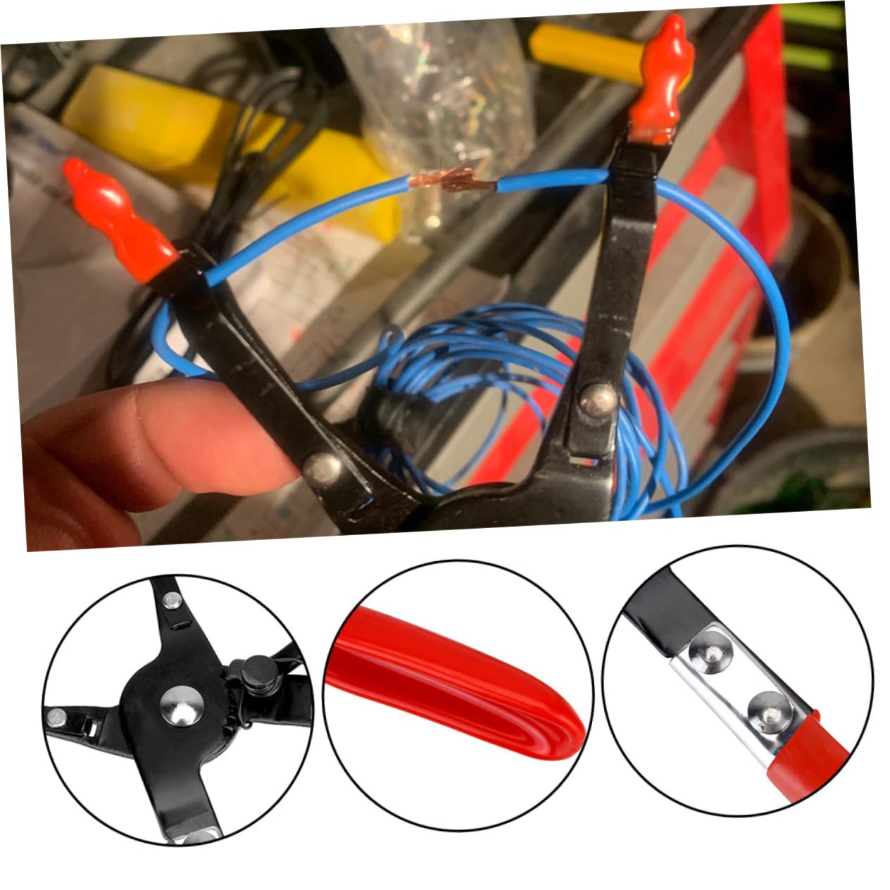 HOLIDYOYO Adjustable Locking Welding Plier Clamp – Heavy-Duty Sheet Metal Tool For Auto Body Repair & Frame Pulling