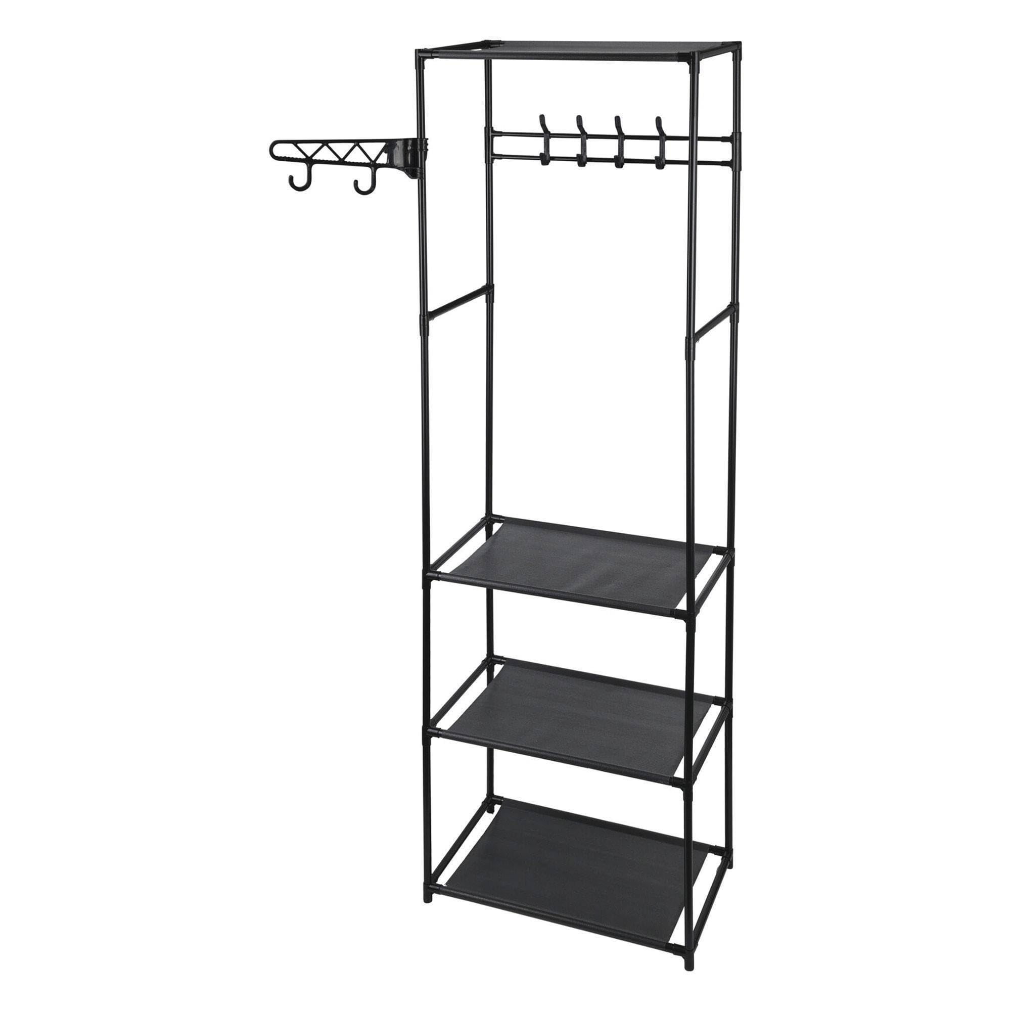  Armario perchero Well Home negro para dormitorio H.170cm - ideal para guardar ropa
| Armario perchero Well Home color n