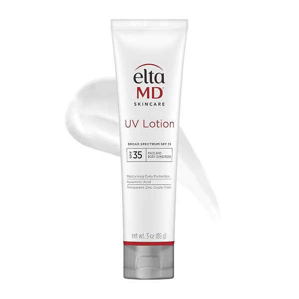 EltaMD UV Lotion SPF 30+ Sunscreen Moisturizer for Face and Body, Mineral Based with Zinc Oxide and Hyaluronic Acid for 
