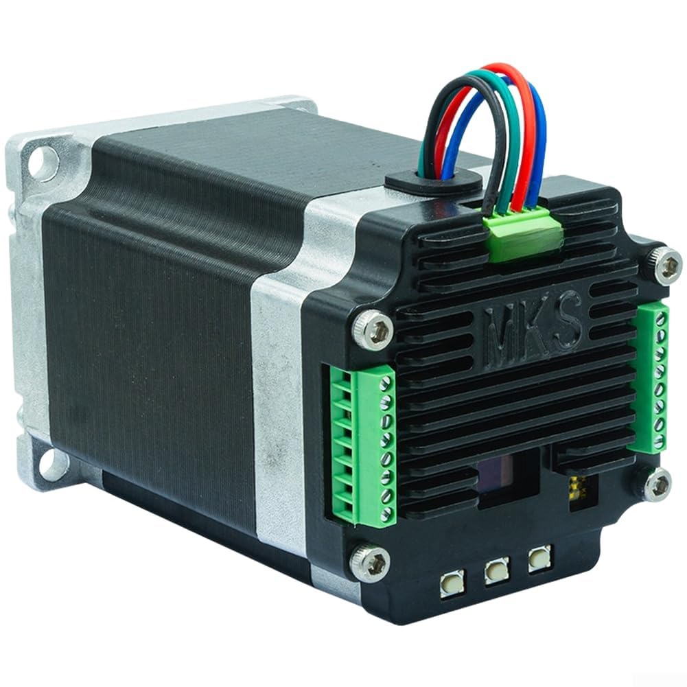 Controlador paso a paso de bucle cerrado para MKS SERVO57D, motor de control vectorial FOC con RS485 para interfaz Modbus RTU, controlador de movimiento CAN Bus, kit de actualización Nema 23, alto par