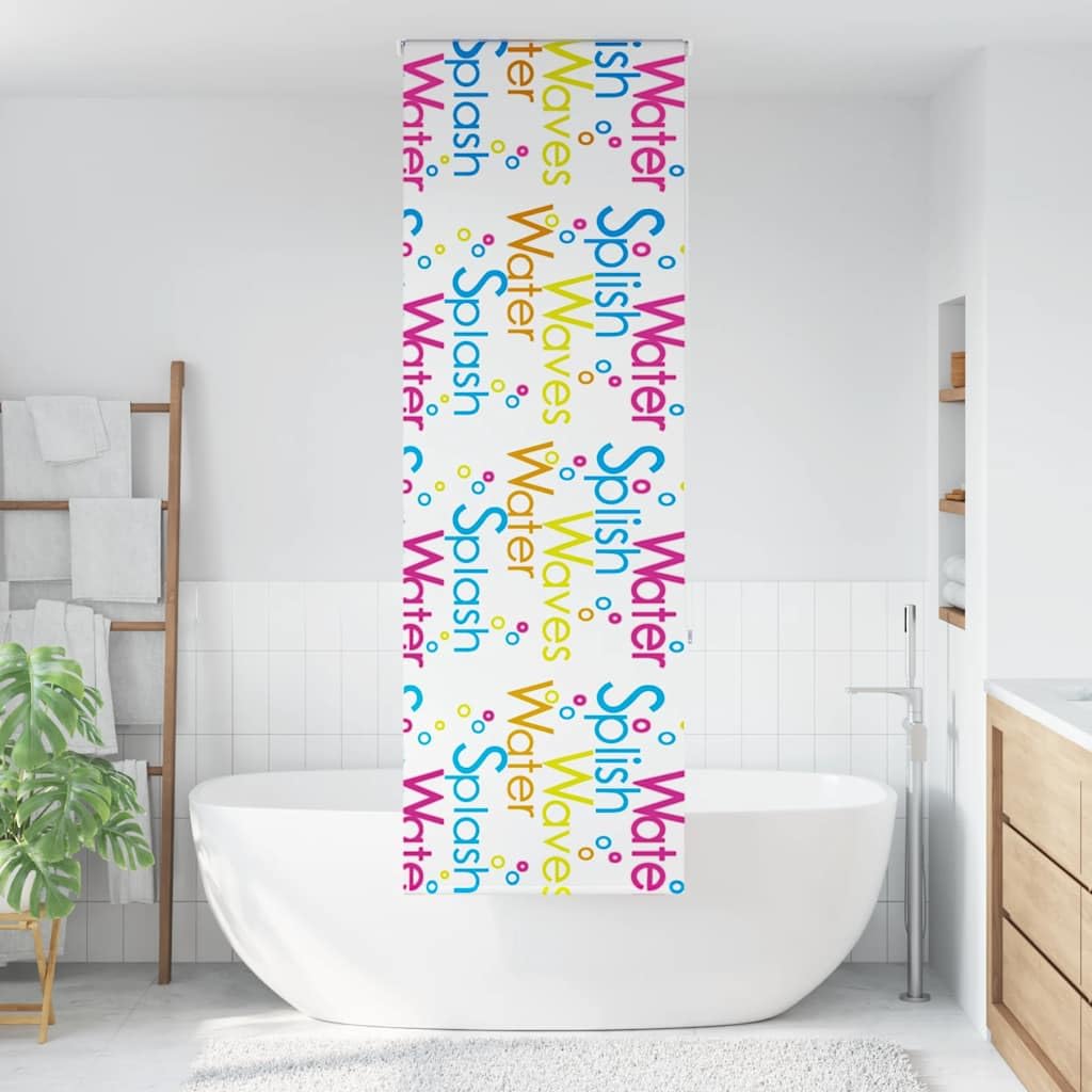 Roleta prysznicowa 70 x 240 cm, PEVA, wodoodporna, pryskająca, do łazienki i prysznica, ochrona przed wzrokiem, łatwy montaż bez wiercenia, zajmuje mało miejsca
