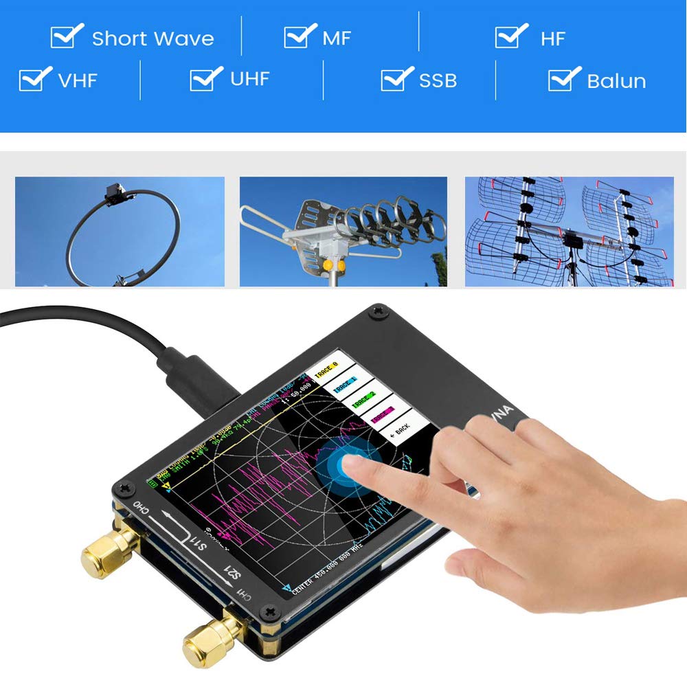 NanoVNA-F ベクトルネットワークアナライザー Amazon | Nanovna-F ベクトルネットワークアナライザー Hima