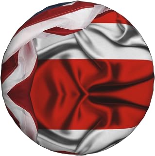 American Flag and Austrian Flag Car Tire Dust Cover, Suitable for Most Car Models Tire Protection Cover