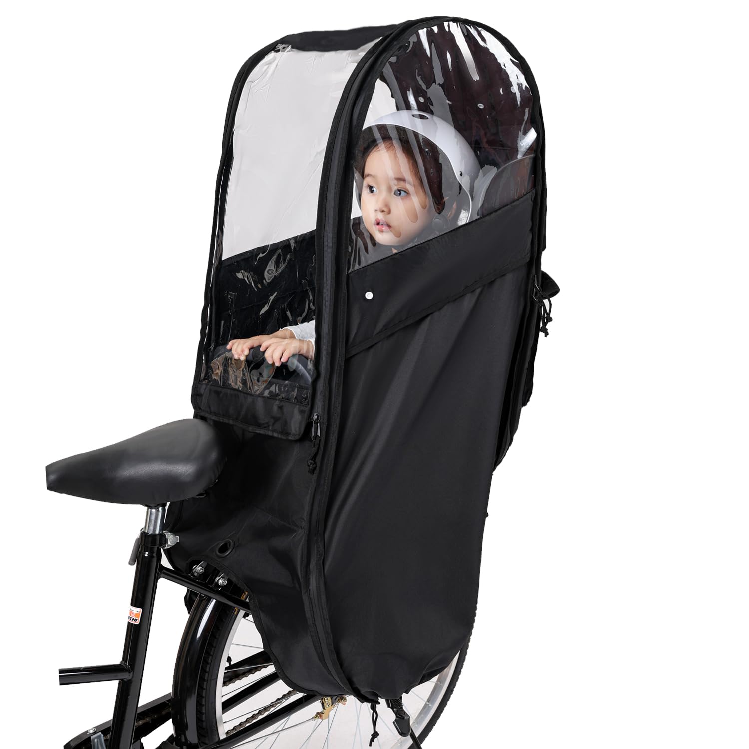 Amazon | 自転車 チャイルドシート レインカバー 後ろ 子供乗せ 自転車 