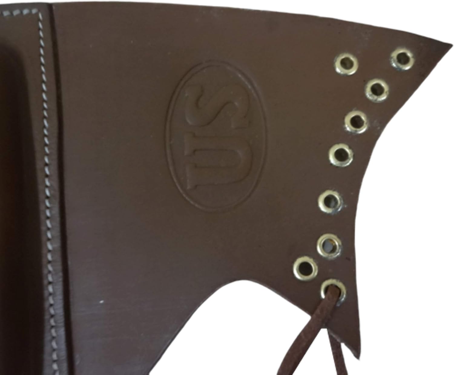 warreplica WWII U.S. M1 Garand Leather Sniper Cheek Pad – Left Hand, Embossed US Reproduction for Collectors, Historical Display, Reenactment, Costume, LARP, Tactical Props