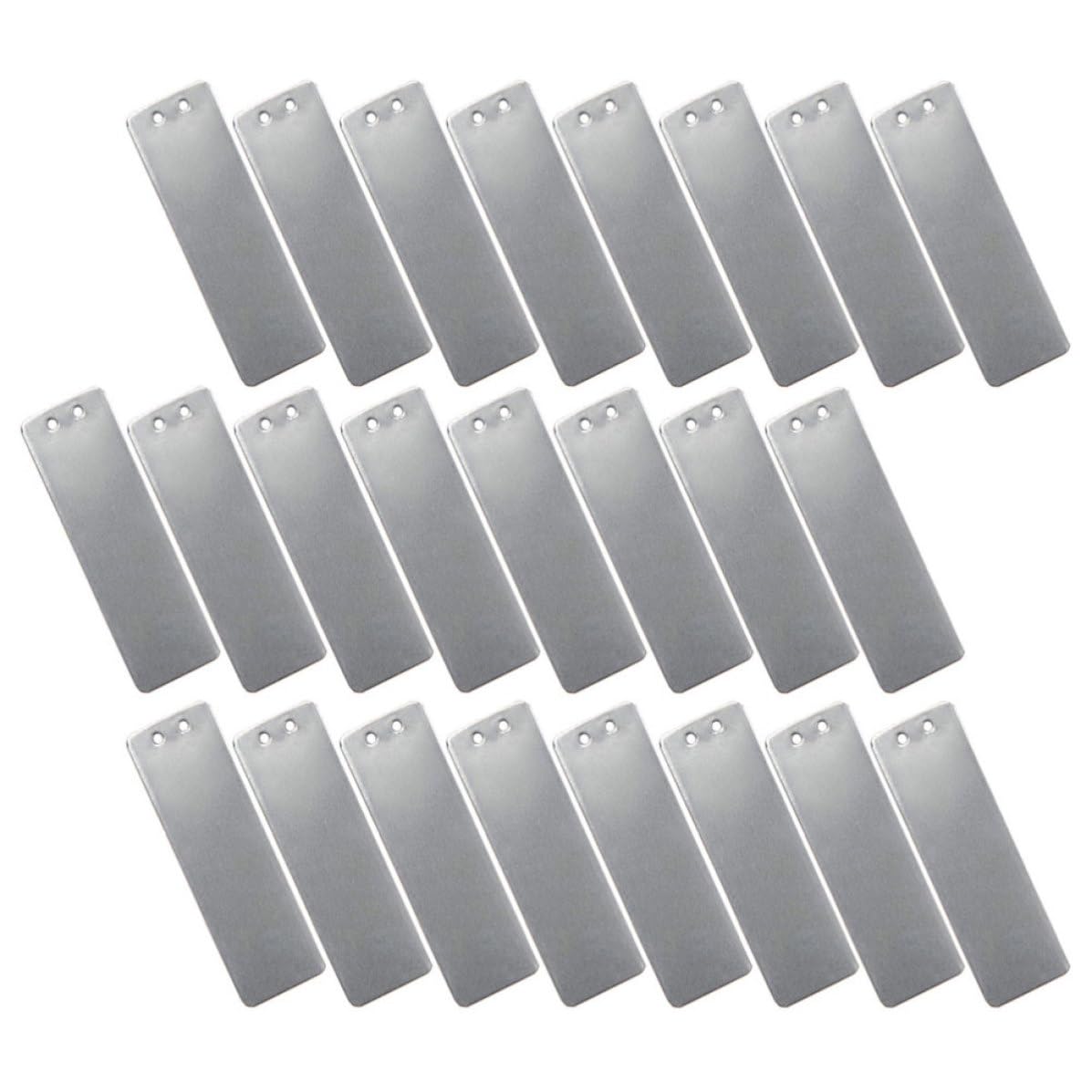 100 Set Etichetta per Piante in Alluminio Segnapiante Metallico