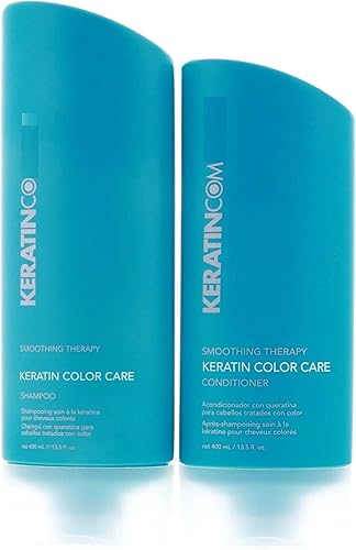Keratin Color Care Champú Suavizante y Acondicionador Terapia 13.5 Cada DUO