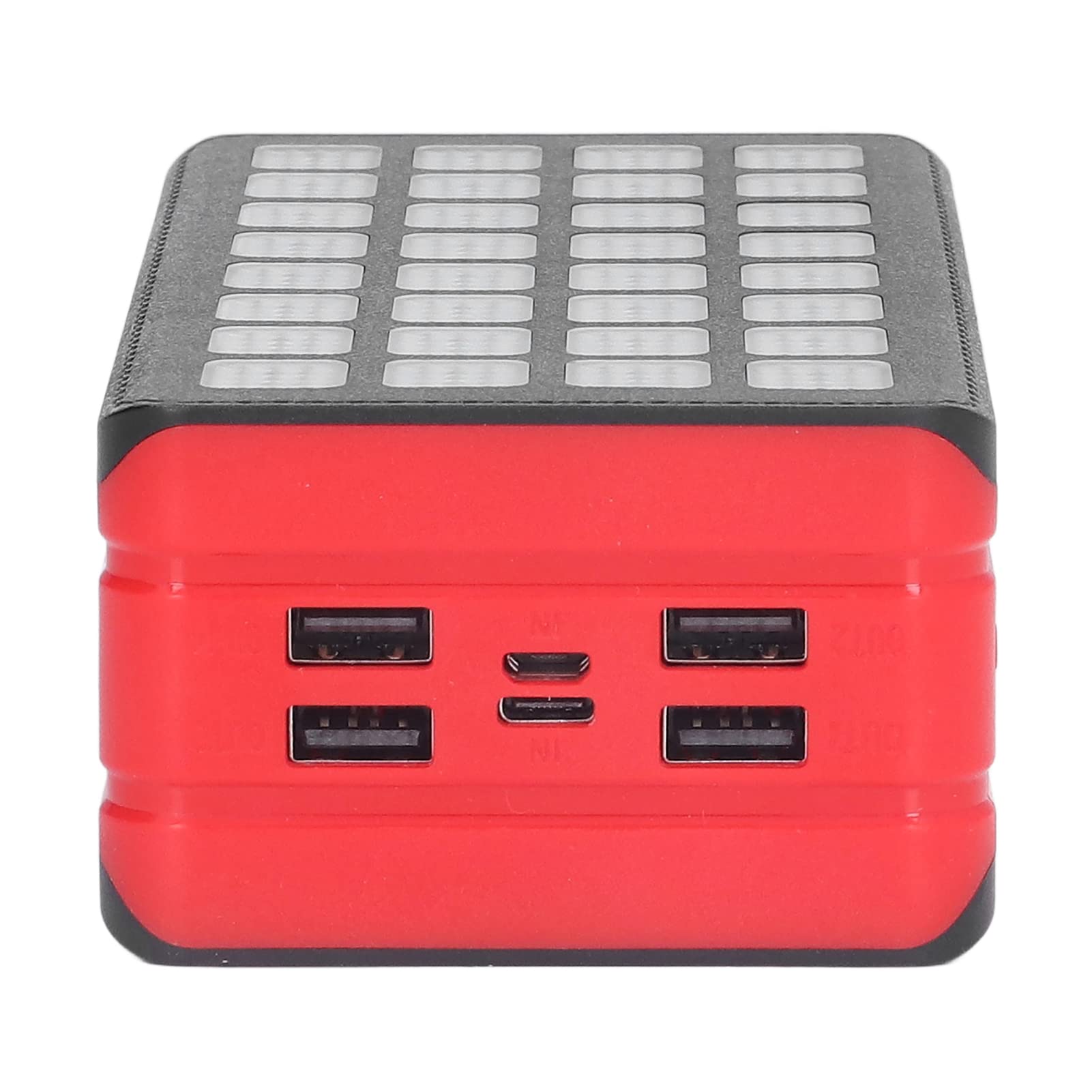 Fafeicy Power Bank da 50000 MAh 32 Luci LED 4 Porte USB Batteria Esterna a Doppio Ingresso con 3 modalità di Illuminazione per le Emergenze in Campeggio All'aperto