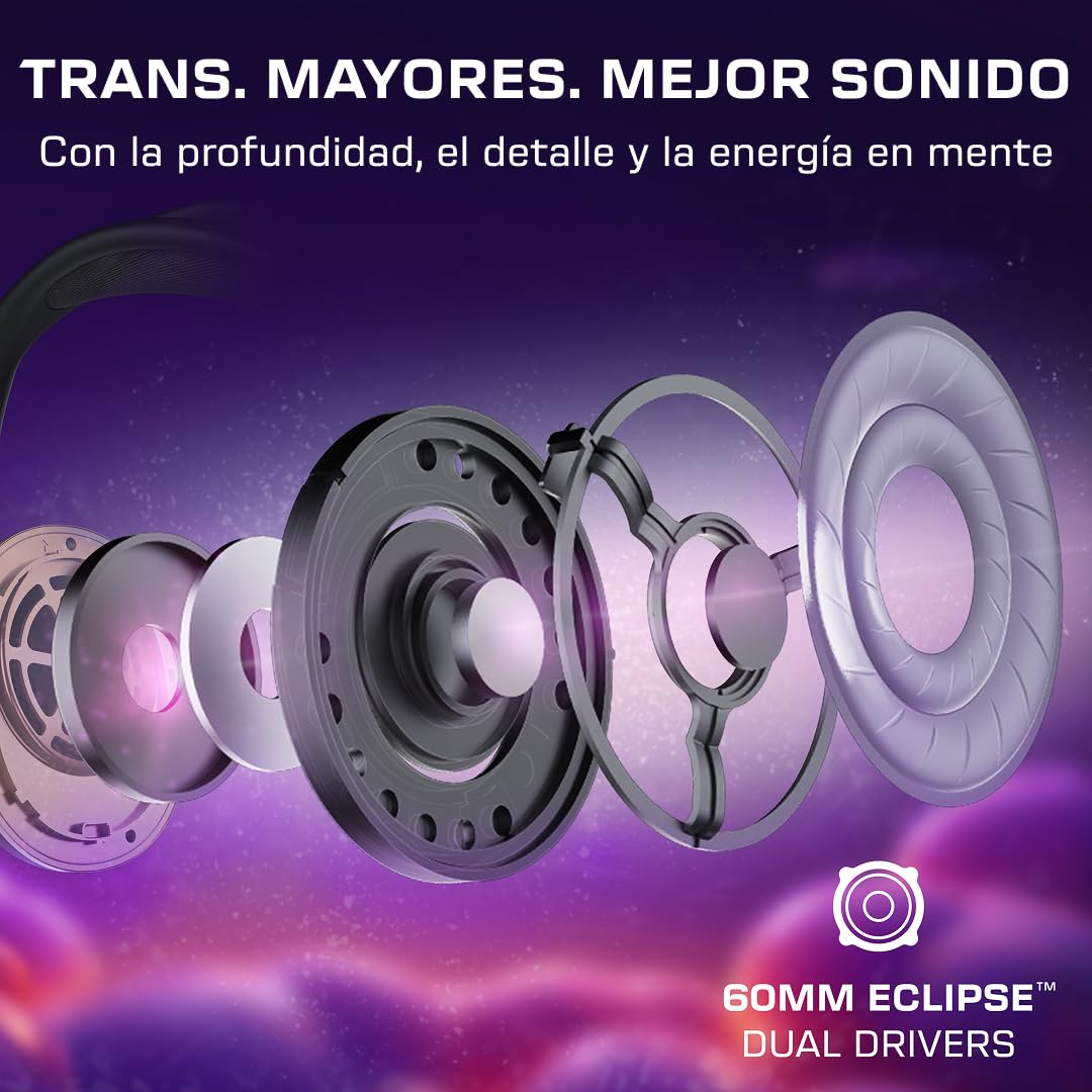 Turtle Beach Stealth Pro II Negro Auriculares de juego inalámbricos para Xbox Series PC, X|S, PS5, PS4 - Sonido Hi-Res inalámbrico certificado, sonido espacial Dolby Atmos, cancelación de ruido activa