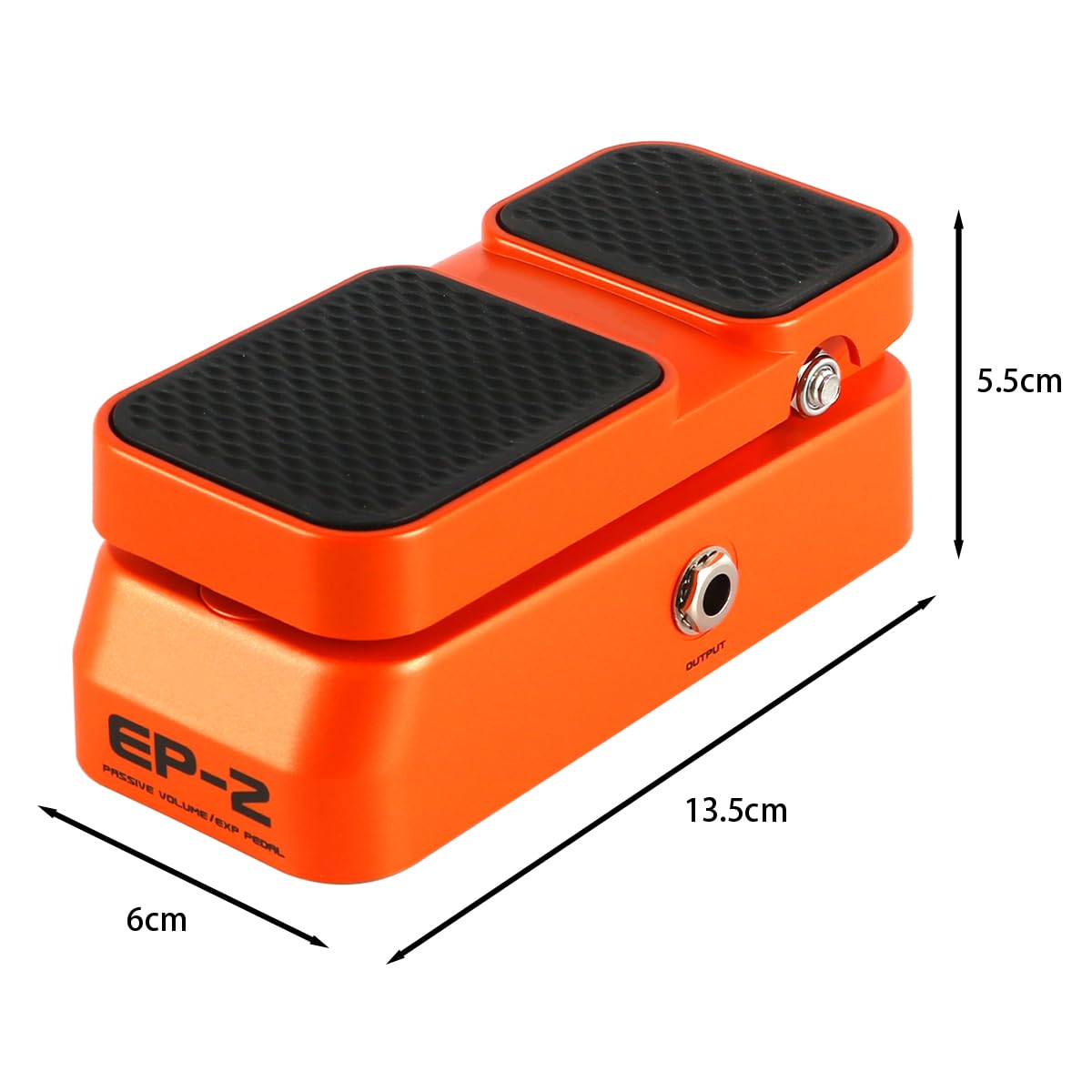 Alnicov Mini Volumen Effekt Pedal Gitarre Wah Pedal 2-in-1 Volwah Expression Pedal