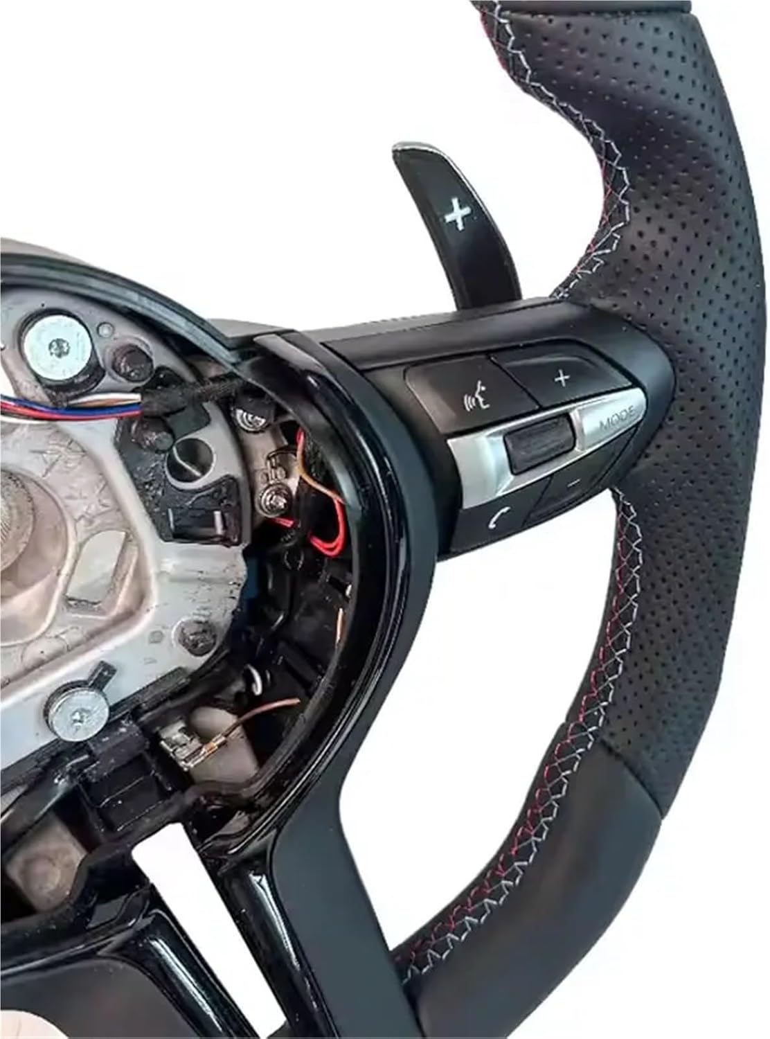 Car Sports Steering Wheel Nappa Leather For BMW F30 F10 F31 F32 F20 F82 F86 E90 X1-X6 M5 M6 M8 Accessories Car Accessories(As shown)