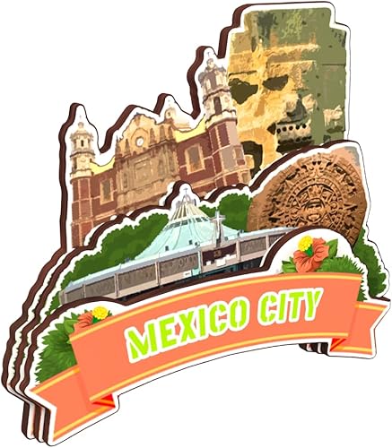 Miniatura 7 de Imán de nevera Cancun México, colección de madera 3D, hecho a mano, viajes, ciudad, recuerdos, nevera, decoración del hogar, regalo -3